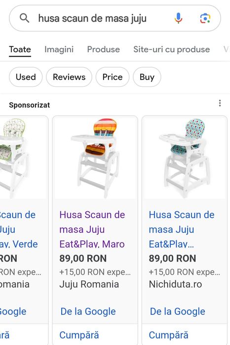 Huse scaun de masa juju