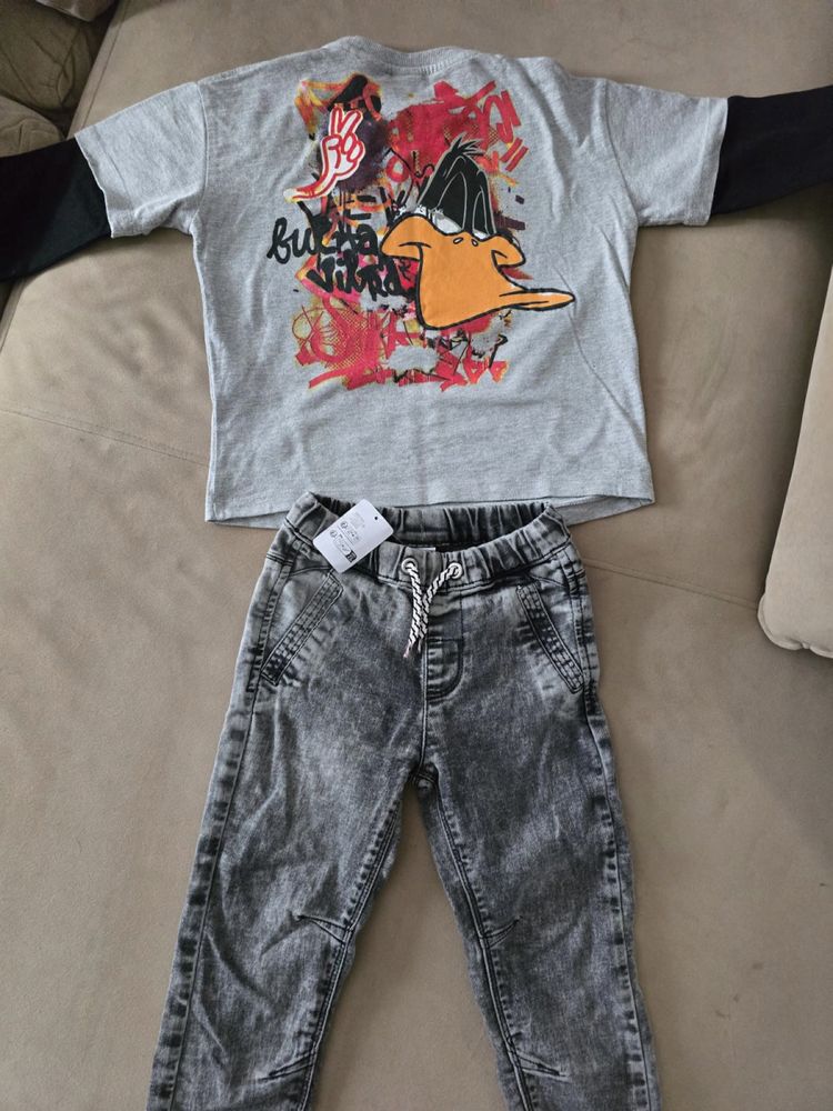 Lot haine baiat 110-116 Next, Desigual, H&M
