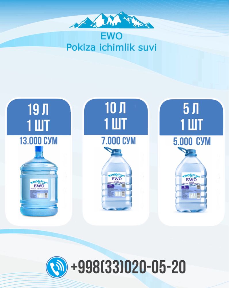 Ewo water Premium Quality
