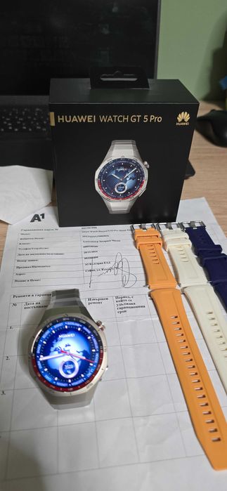 Huawei Watch GT 5 Pro Titanium – с ГАРАНЦИЯ от А1