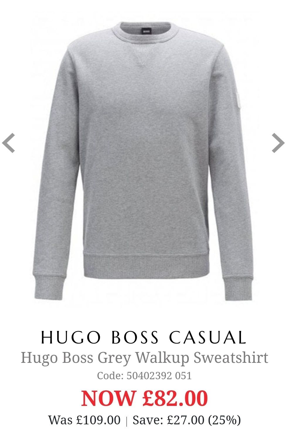 Bluza barbati HUGO Boss