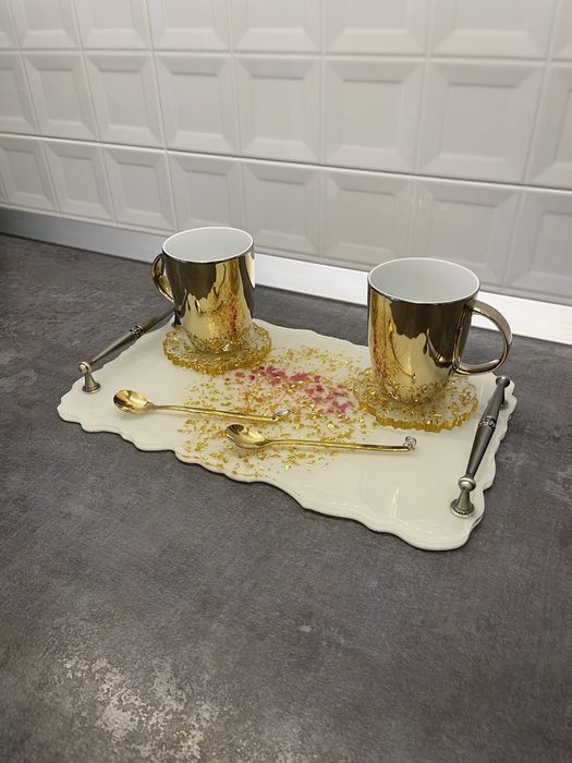 Set Tavă de servire din rășină