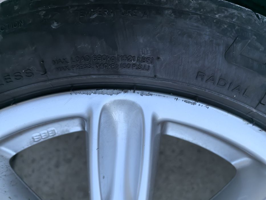 BBS Джанти с летни гуми + фланци.