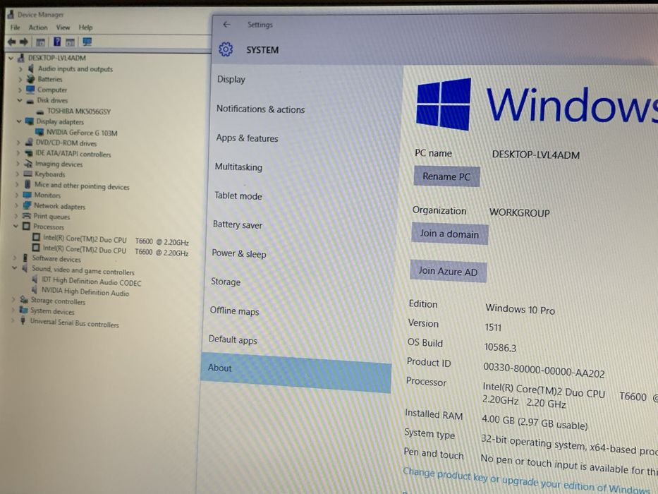 Laptop Compaq Presario CQ 71