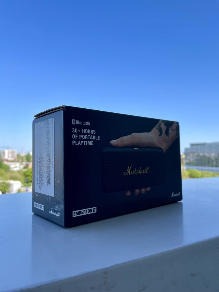 Boxă Marshall Emberton II Bluetooth Waterproof NOUĂ - ambalaj original