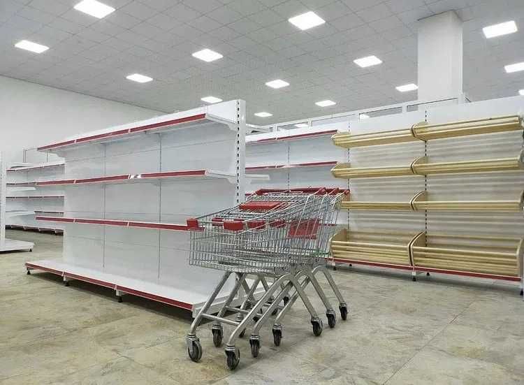 Стеллажи полки прилавки торговые оборудования для магазина в рассрочку