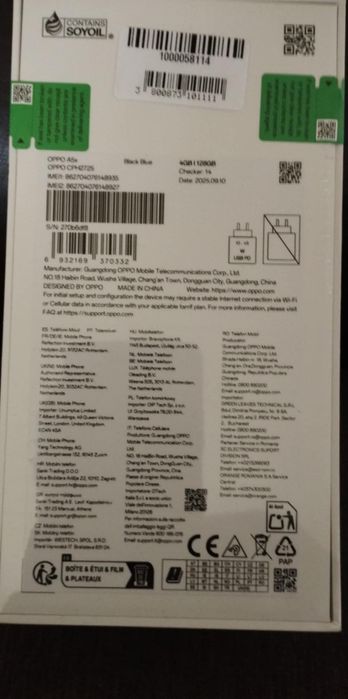 Телефон Oppo A5x + безжични слушалки