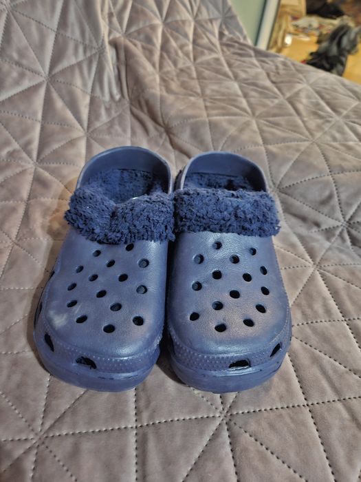 Crocs dama cu blana