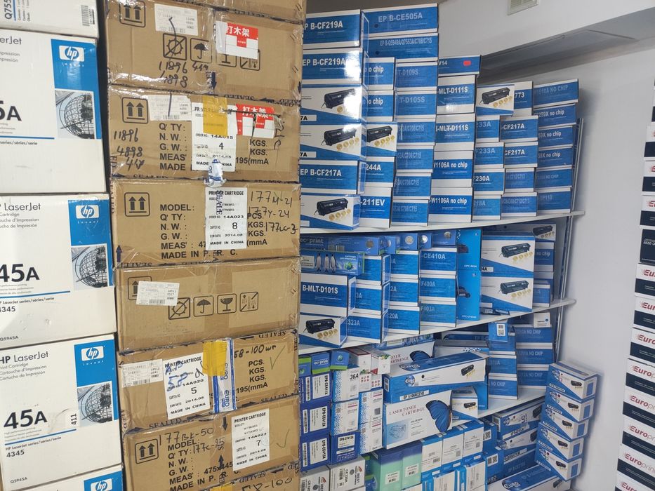 Новые картриджи для всех типов принтеров и очистки воды