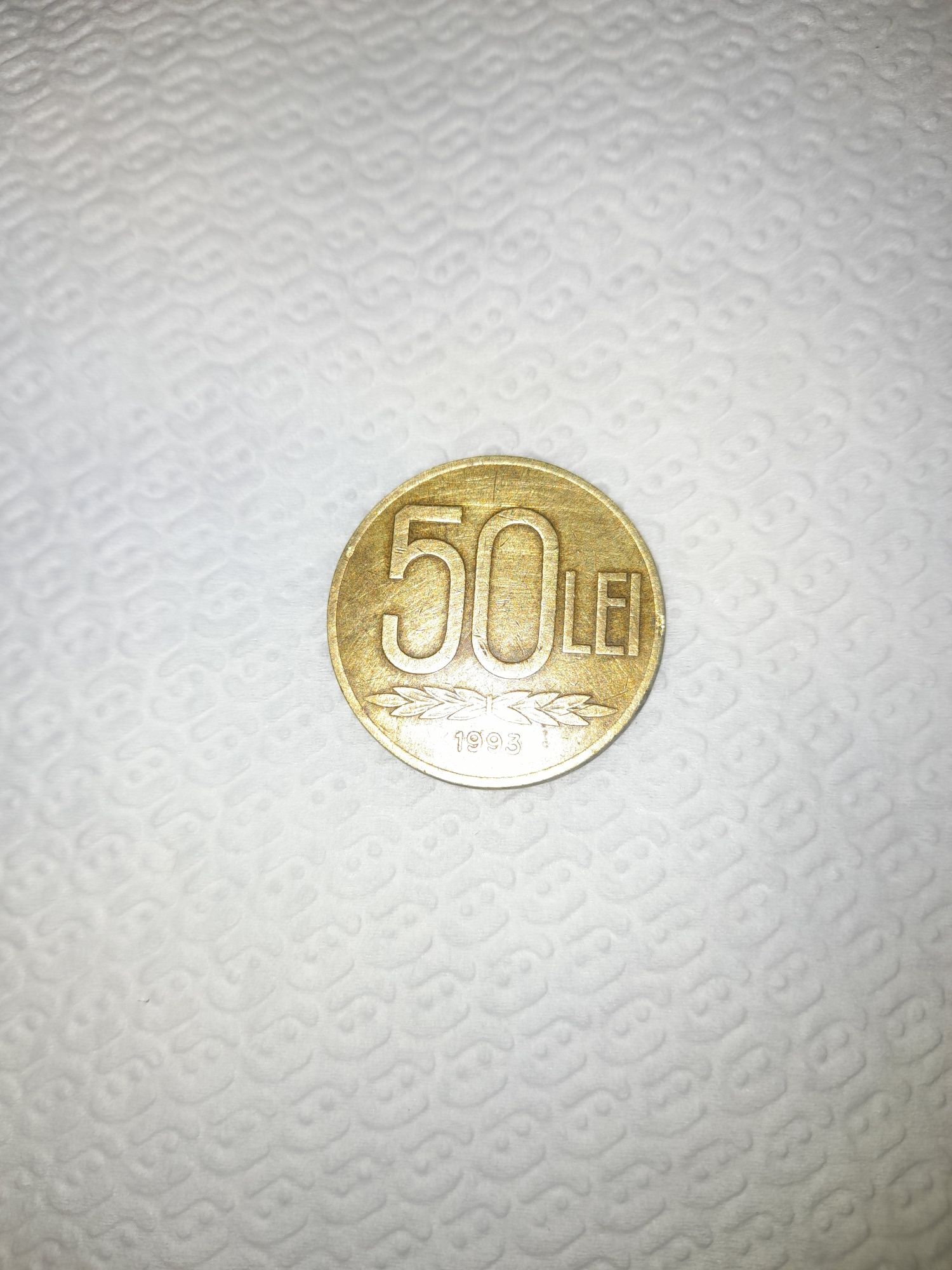 Moneda 50 lei anul 1993