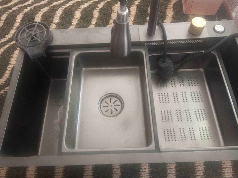 Кухонна мойка 3в1