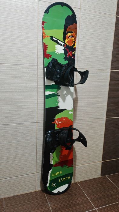 Placa snowboard Cuba libre 154 -155 -legaturi boots Burton