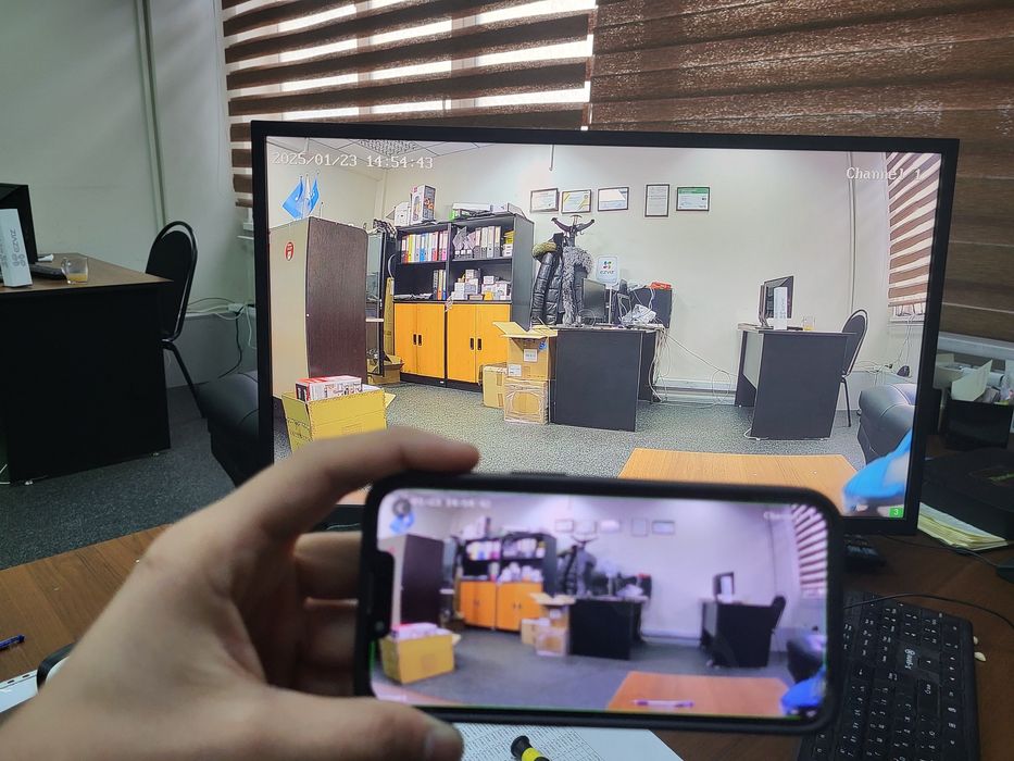 Установка камеры видеонаблюдения установка камер установка камера