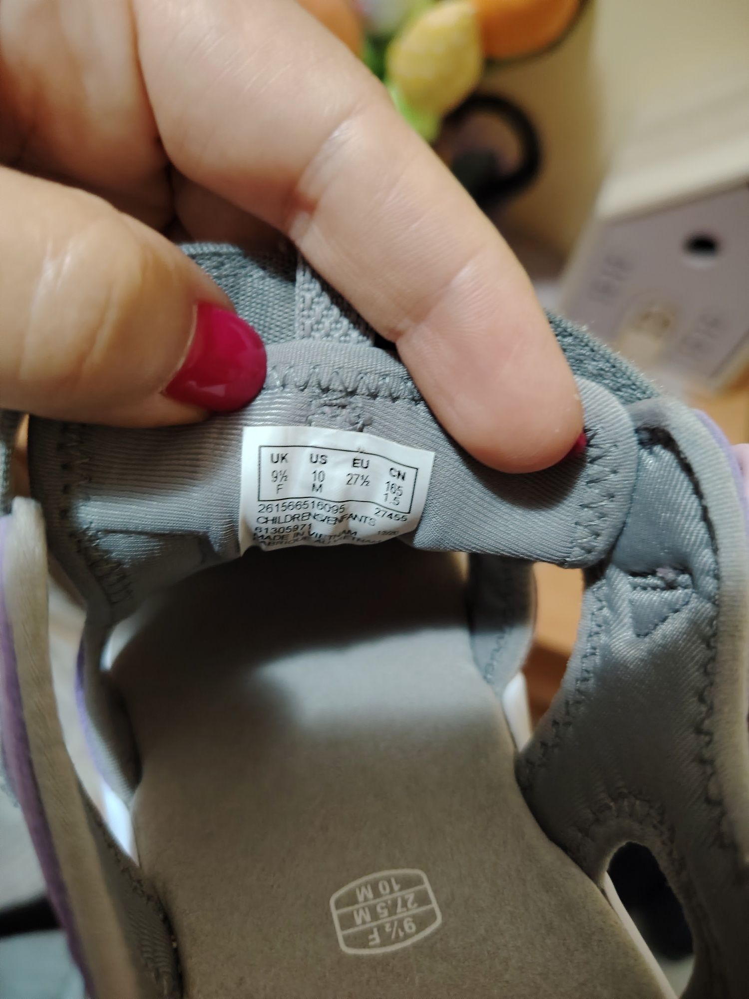 Детски сандали clarks 27.5