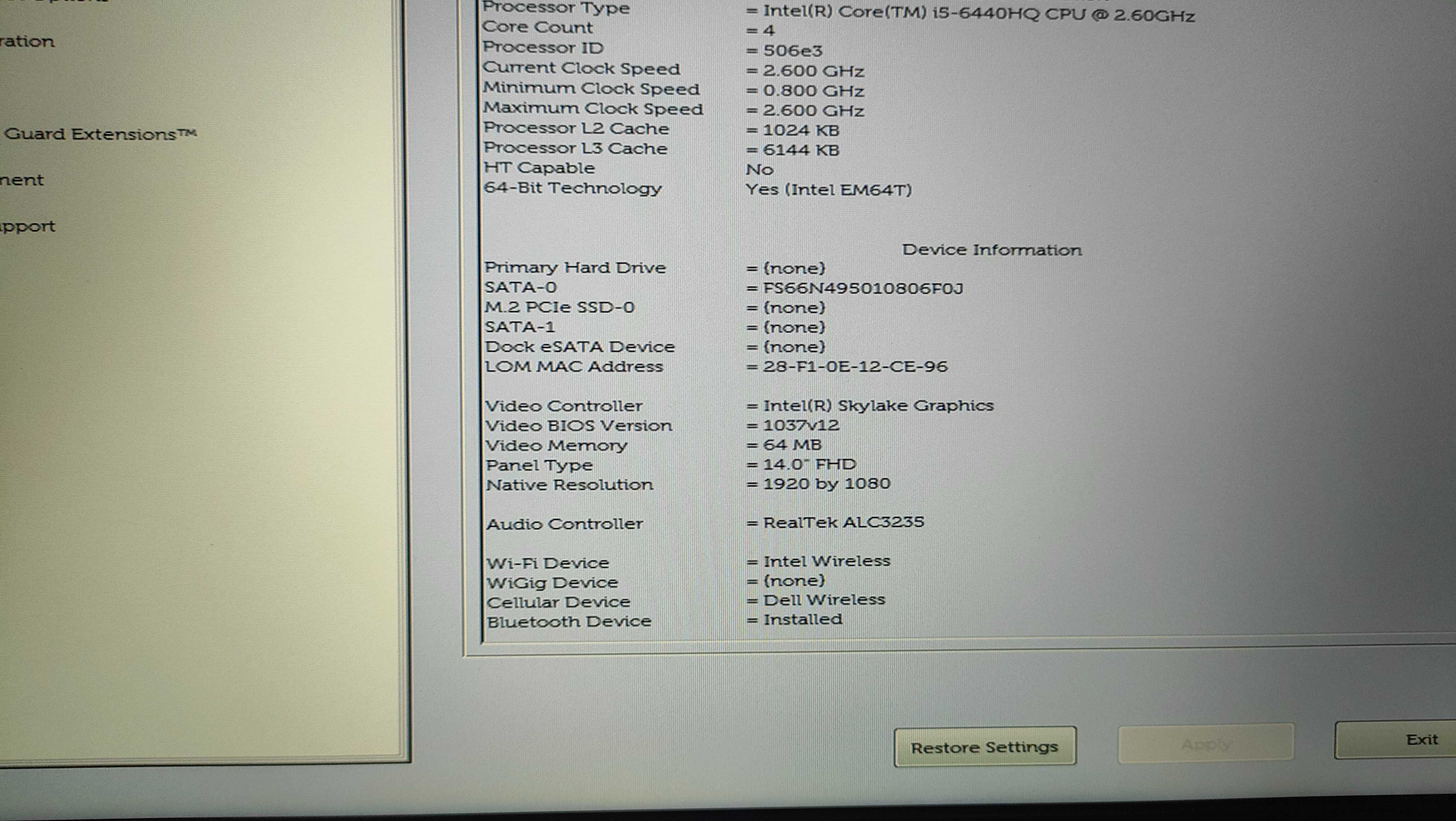 Лаптоп dell latitude e5470 i5/8gb/512 gb/ FHD