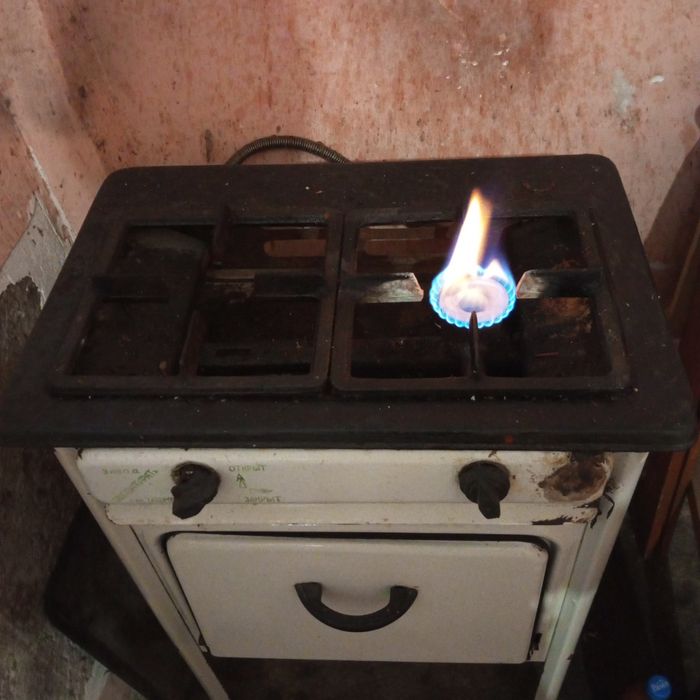 Gaz plita ishlatilgan