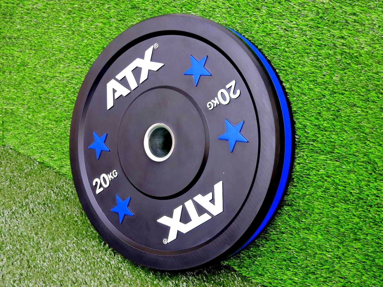 Олимпийски Дискове Bumper Plates ATX Stripes Тежести 2 х 20 кг