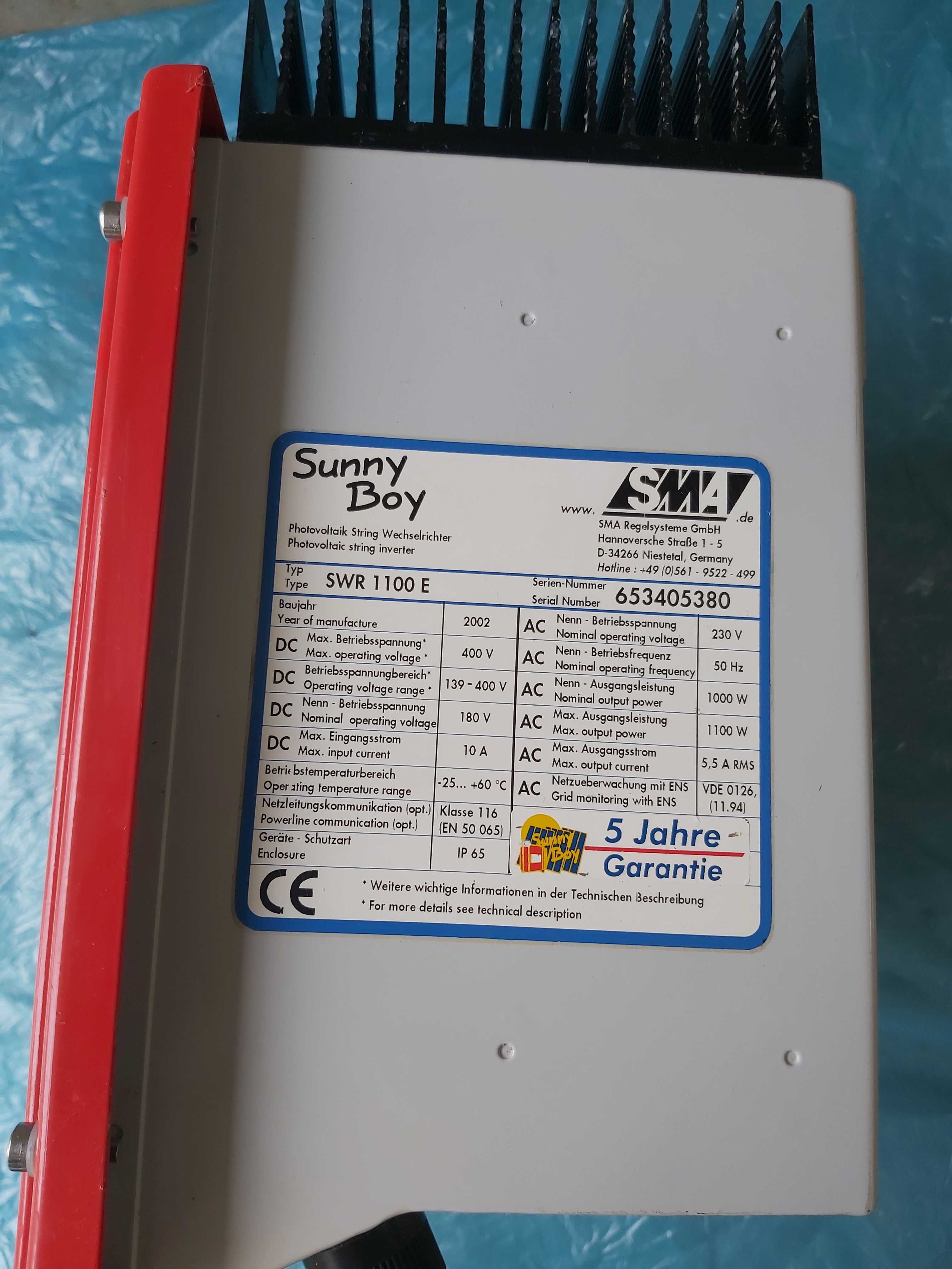 Invertor solar Sunny Boy SWR 1100 E DEFECT!!!