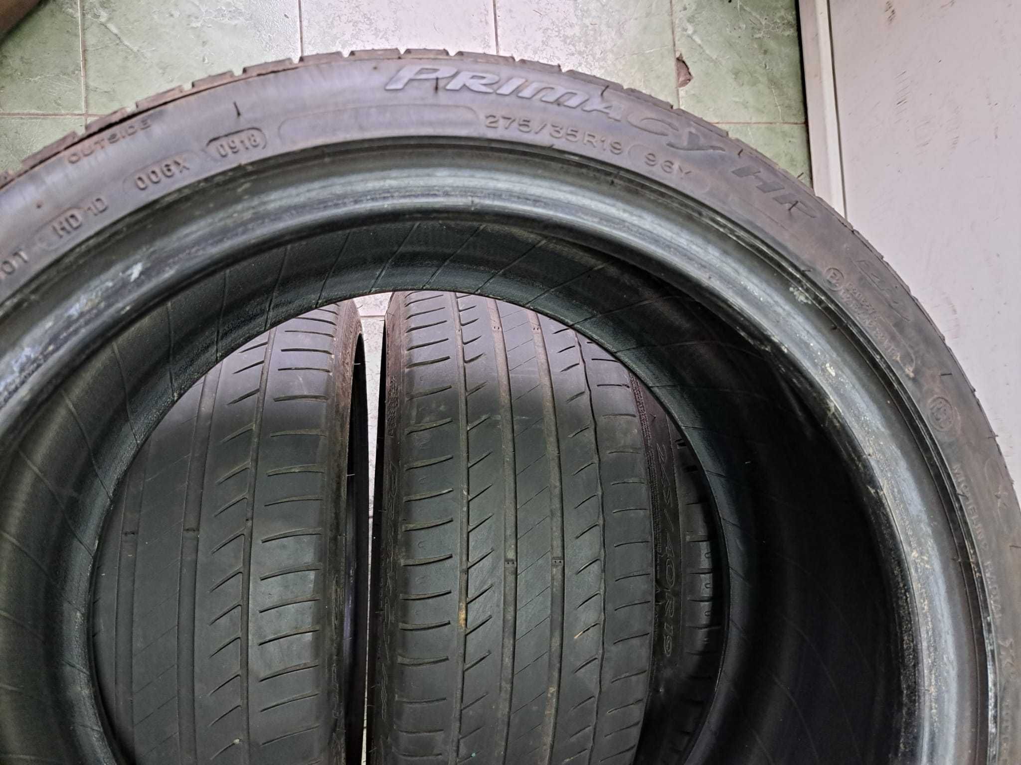 Set anvelope 275/35 R19 cu 245/40 R19 Michelin runflat