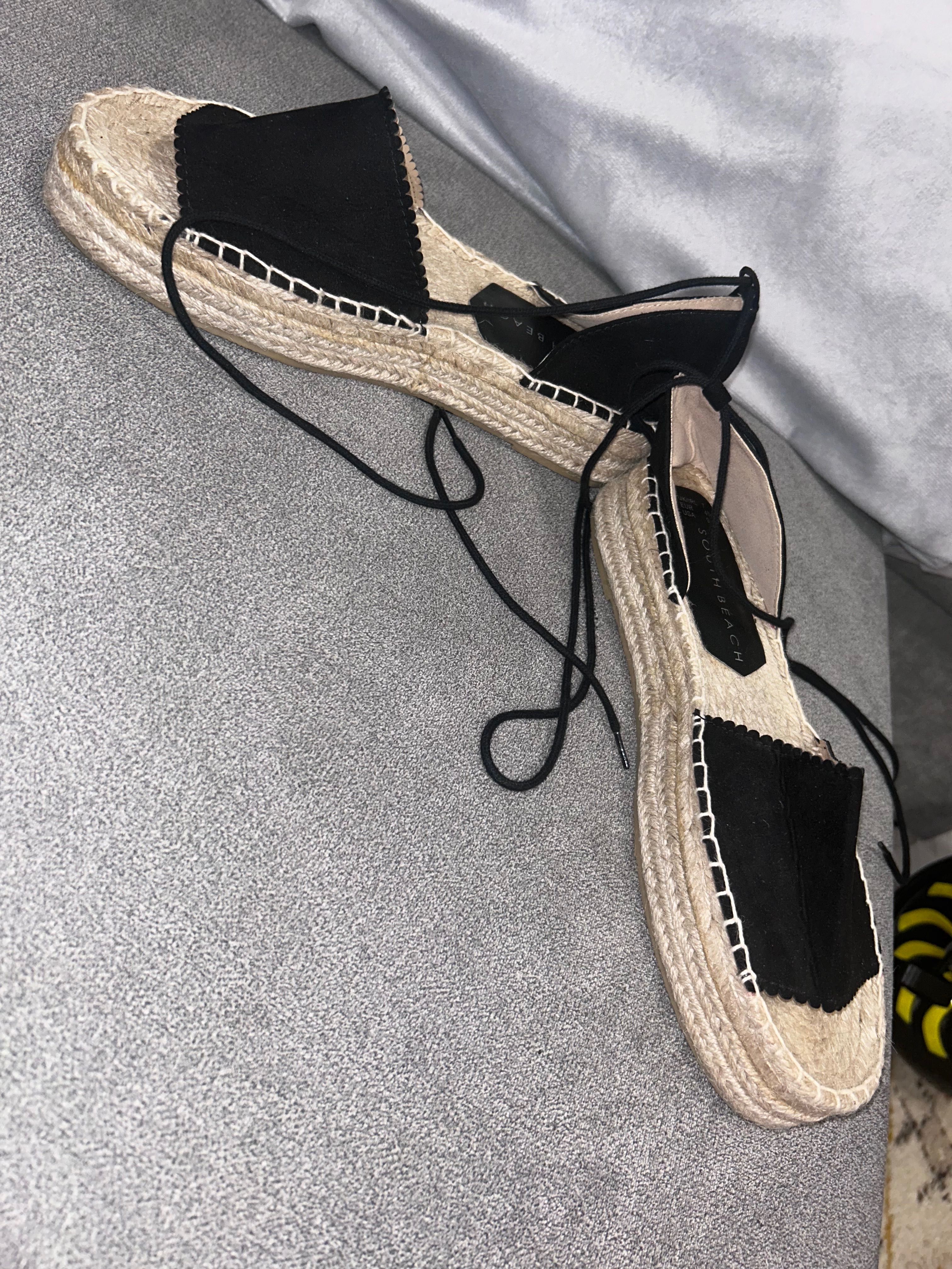 Espadrile cu talpă înaltă