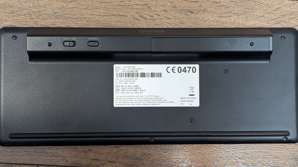 Tastatura Wireless Samsung VG-KBD1000, Black