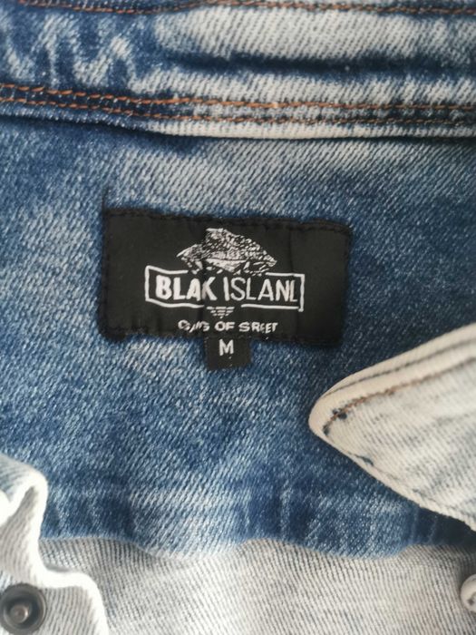 Cămașă/jachetă Jeans Black ISLAND (mărime M) NOUA /originala