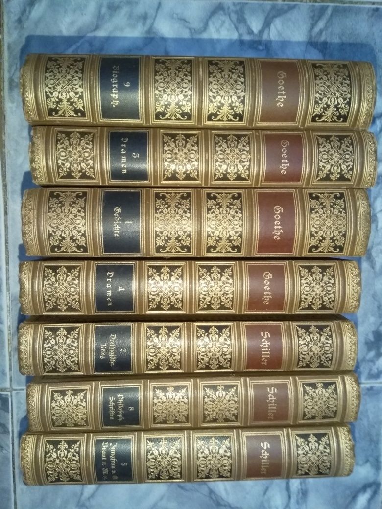 Carti vechi Goethe si Schiller