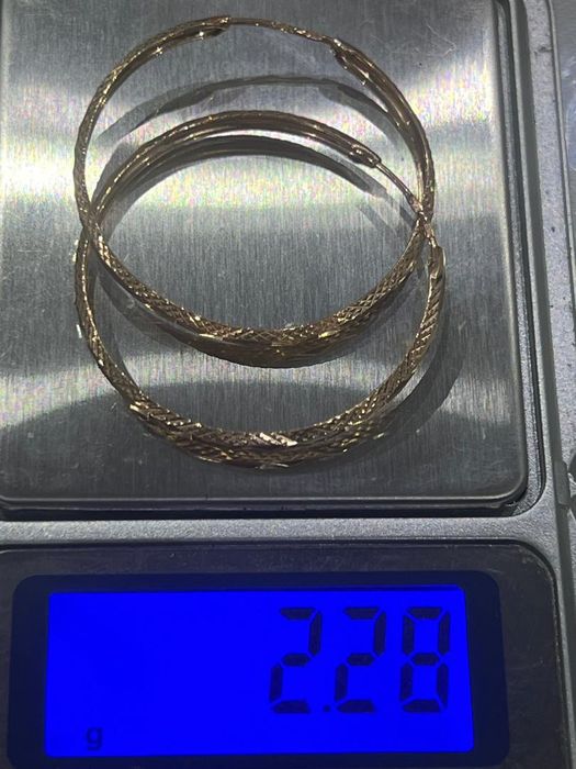 Золотые серьги Конго