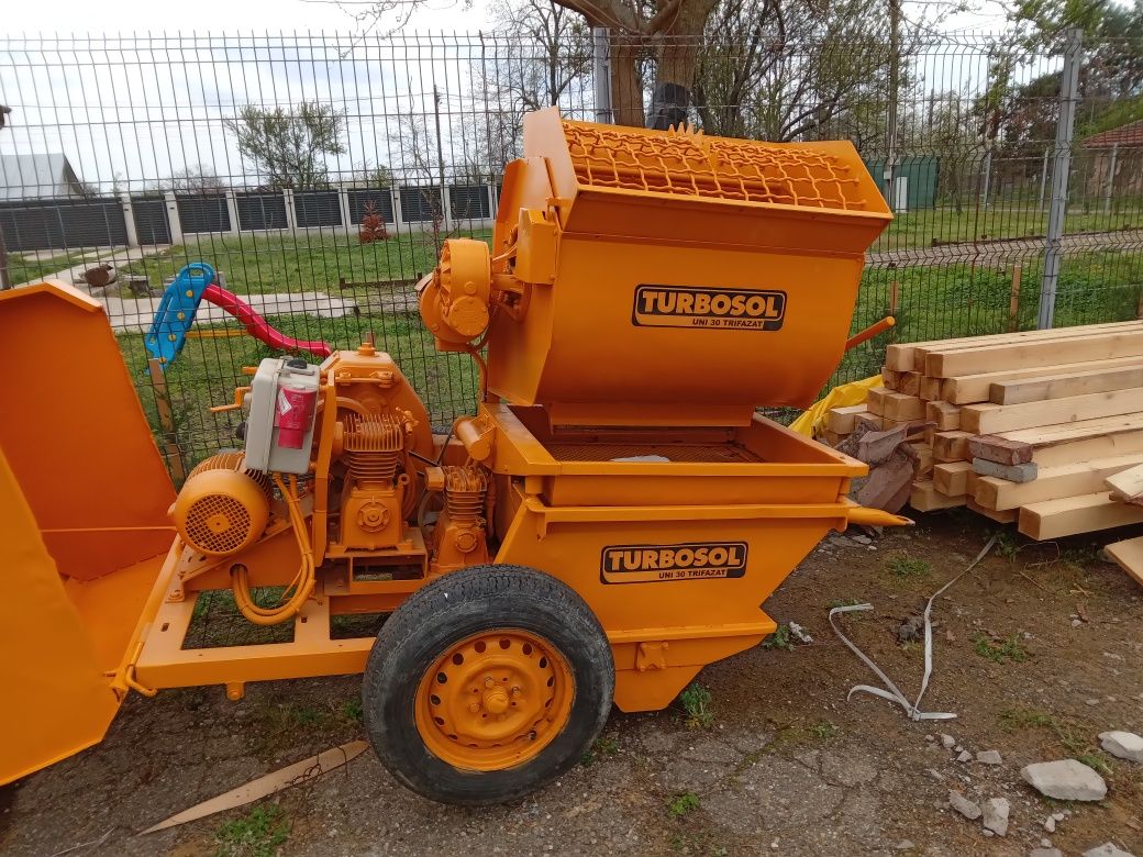Turbosol uni 30 trifazic, pompa de tencuit torchet, sapa lichida, etc