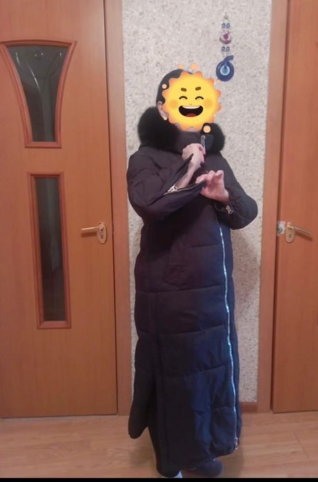 Куртка длинная ниже колен