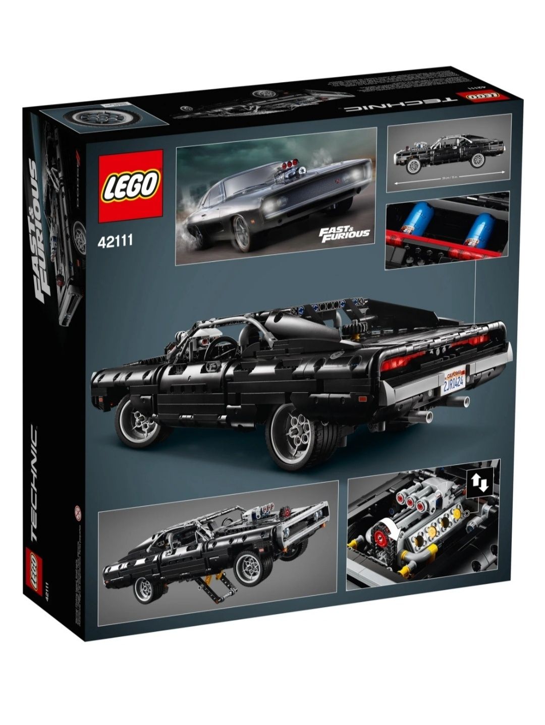 Конструктор LEGO Dom Dodge Charger 42111, деталей 1077 шт