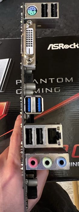 Дъно Asrock H110M-DGS/D3 с CPU Intel Core I5 7500 3,40GHz и охлаждане