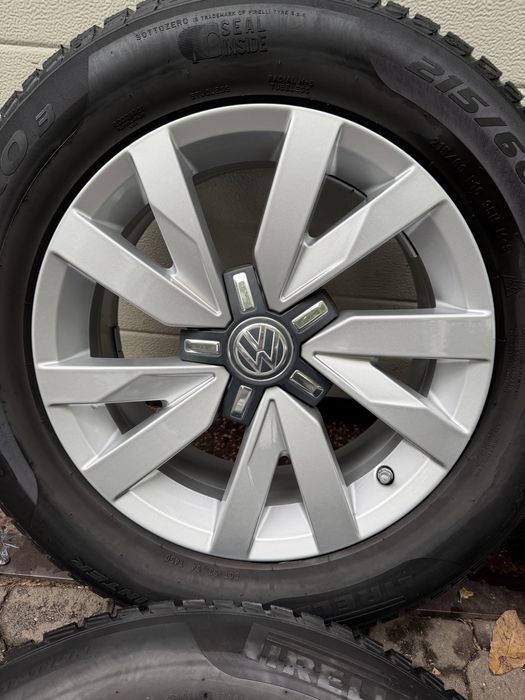 Jante VW 16 Passat B8 Golf T-Roc Touran Sharan 215/60R16 ms vara senz