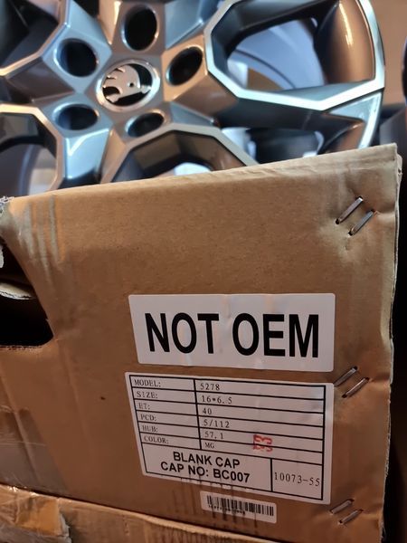 16цола Skoda 4бр 5x112