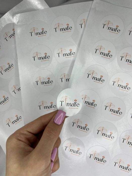 Брендированные Стикеры | Наклейки с логотипом | Stiker | Nakleyka