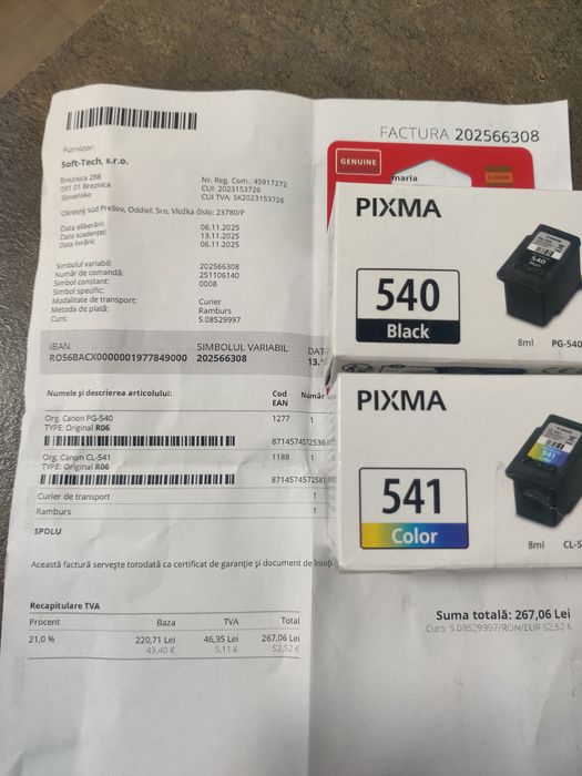 Vand cartuse cu toner Canon