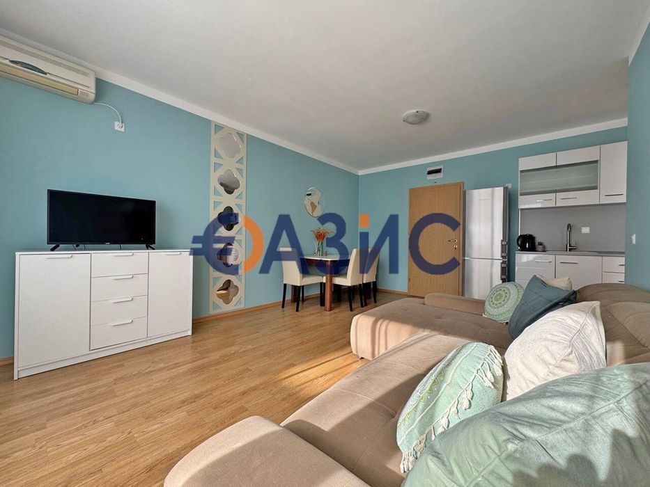 Двустаен апартамент в комплекс Diamond Bay, 65 кв.м., Слънчев бряг,