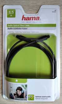 Cablu audio optic, 1.5metri, negru,nemtesc,sigilat,factura altex