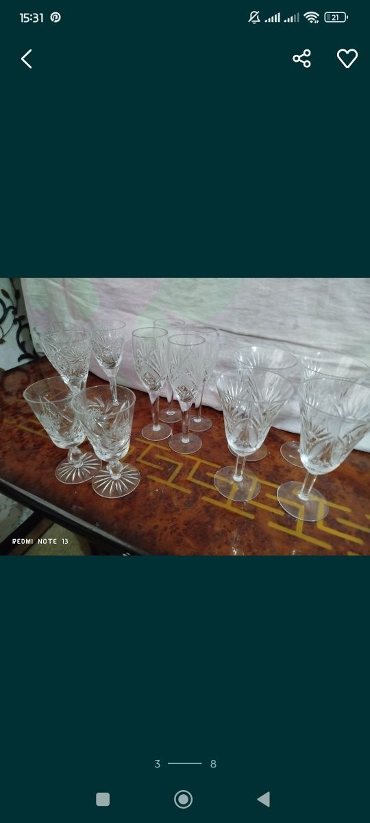 Хрустал чехский.