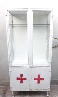 Dulap / vitrina medicala veche / old medical cabinet