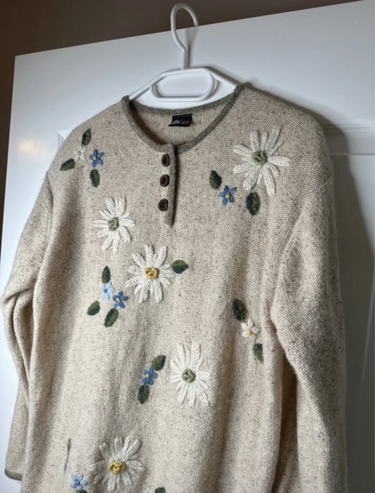 Bluză C&A cu lână și mătase în compoziție