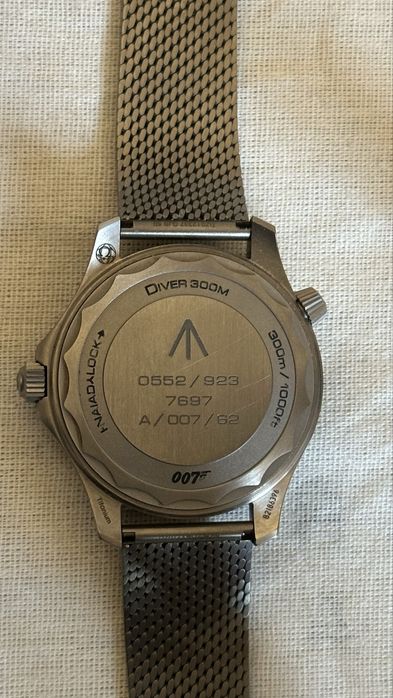 Omega Seamaster Diver 300M 007 Edition Titanium VSF