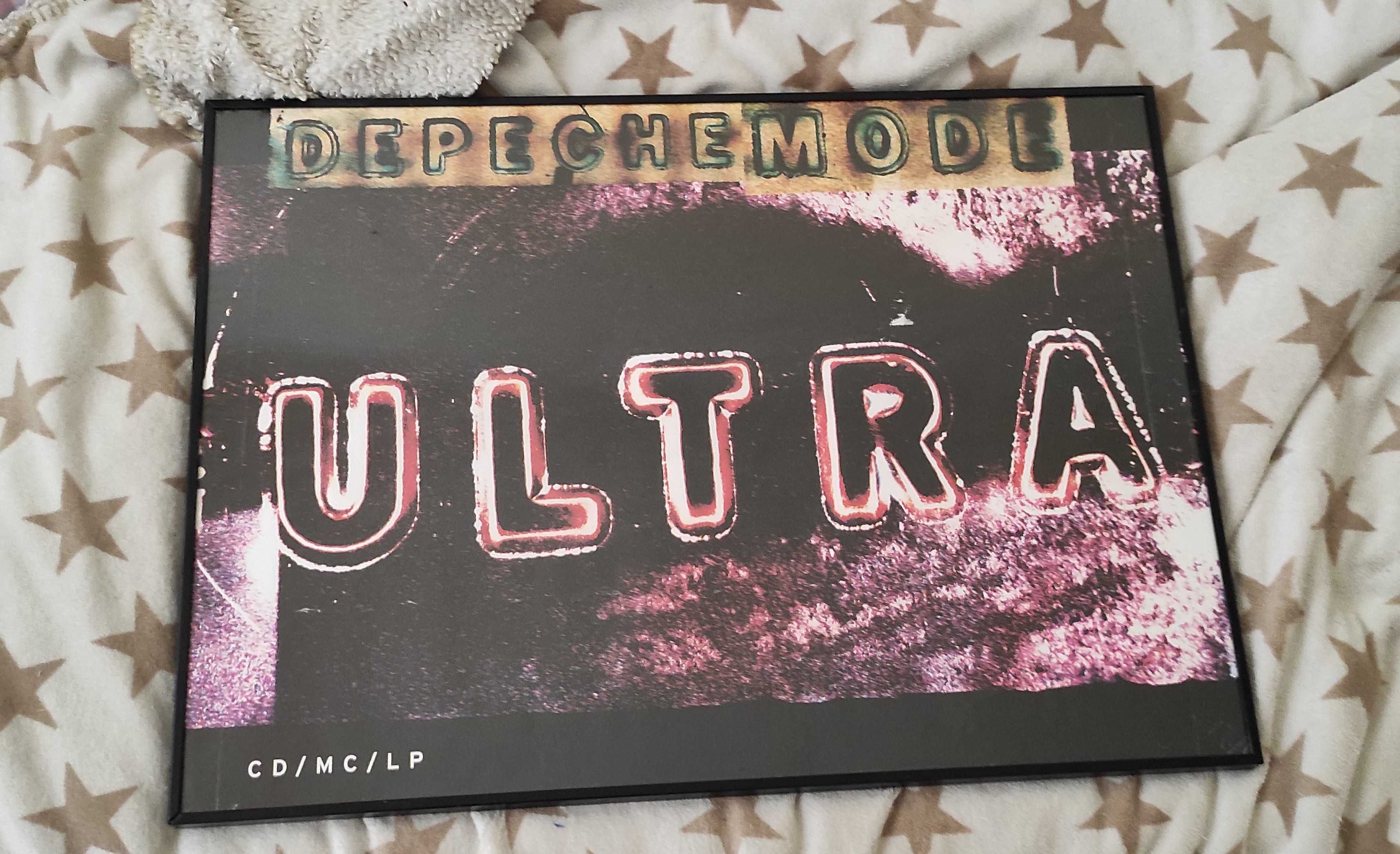 Poster original promovat Depeche Mode Ultra 50x70 cm înrămat