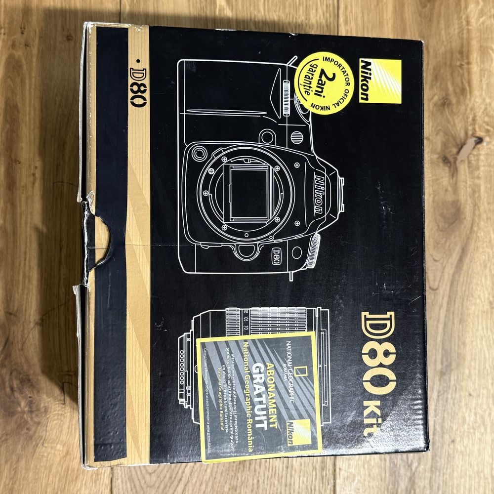 Kit Foto Nikon D80 + 18-105mm VR + Cadou Bliț YN565EX III