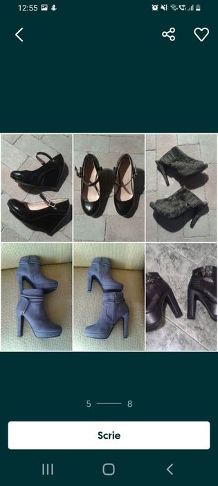 Incaltaminte dama marimea 37, piele naturala