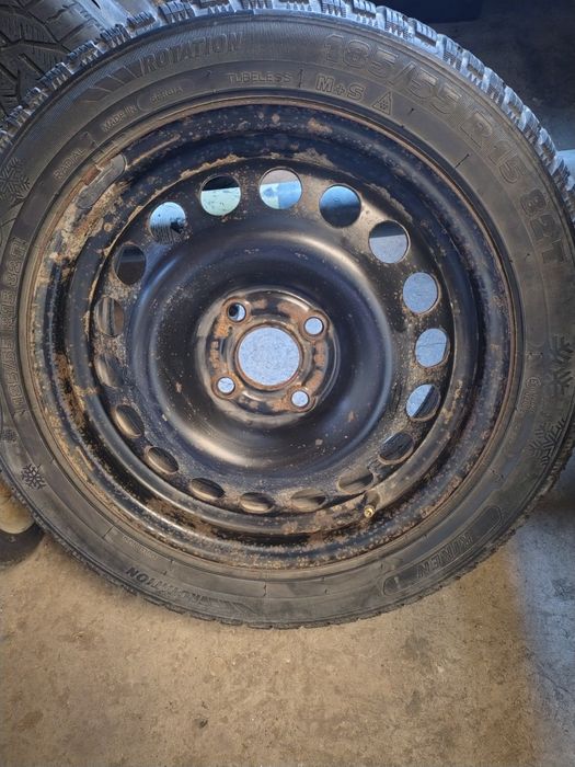 Cauciucuri de iarna cu jante de tabla