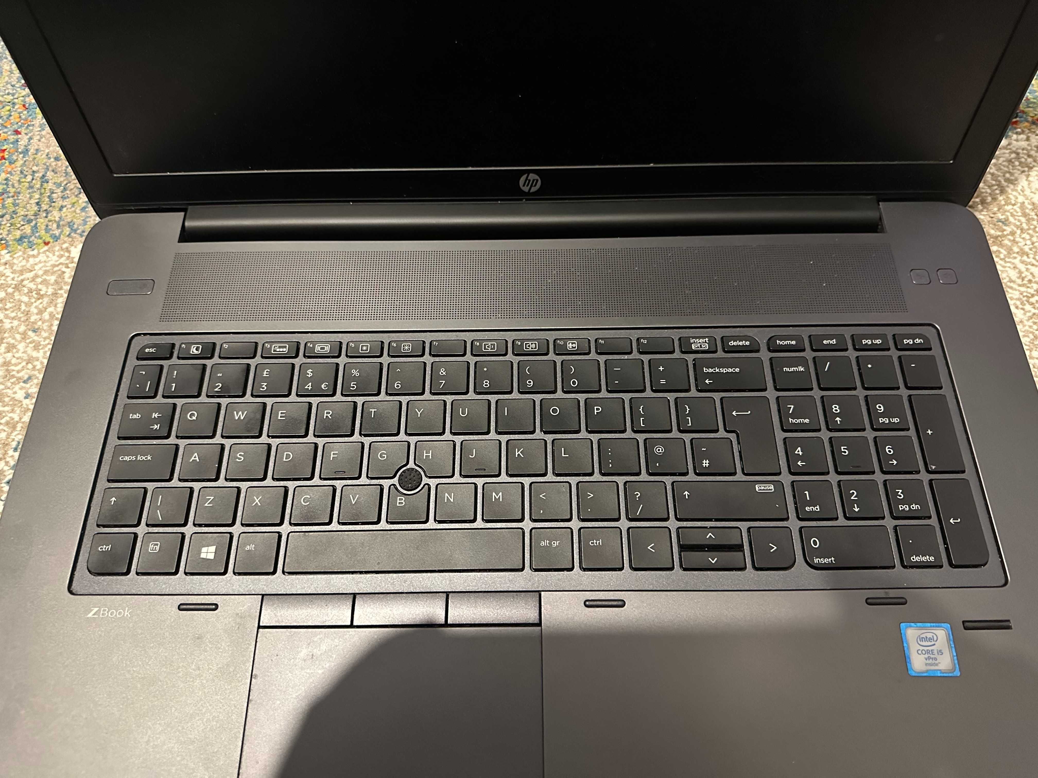 HP ZBook 17in I5 2.60Ghz  Mobile Workstation NVIDIA QUADRO M3000M