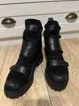 Ghete negre piele naturala Exclusives