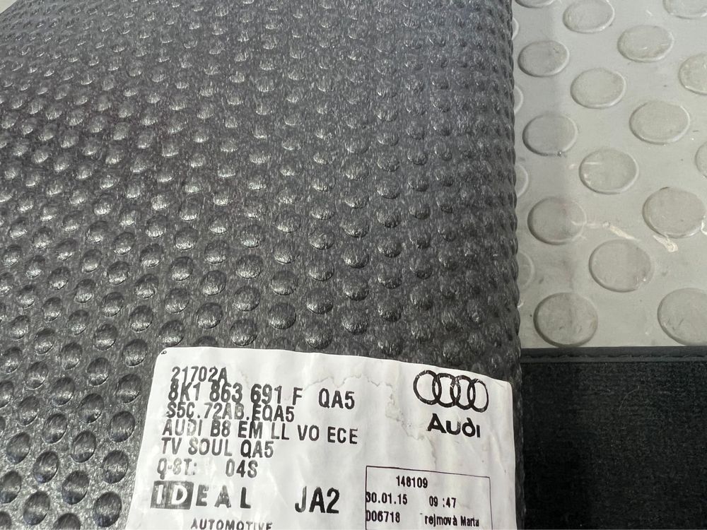 Set Presuri/Covorase ORIGINALE Fata-Spate Audi A4 B8 A5