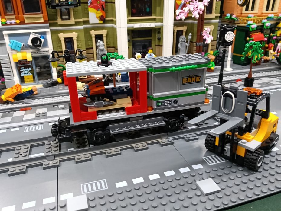 Lego Stivuitor și vagon